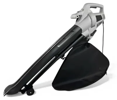 Obrázok produktu pre Elektrický fúkač, vysávač a drvič s výkonom 3000 W a zberným vakom s objemom 35 litrov.