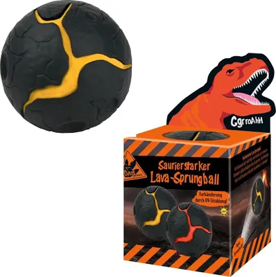 Produktbild von MOSES Saurierstarker Lava Sprungball Flummi Ball