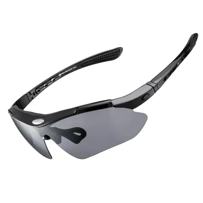 Zdjęcie produktu dla Okulary rowerowe Rockbros 10003 polaryzujące - czarne