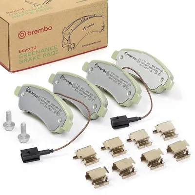 Produktbild von BREMBO Bremsbeläge Satz Hinten für VW Transporter V Bus (7HB, 7HJ, 7EB, 7EJ, 7EF, 7EG, 7HF, 7EC) P 61 125G