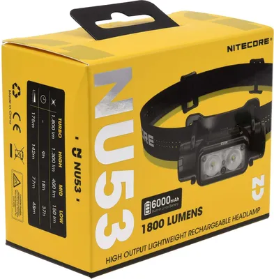 Produktbild von Nitecore NU53 1800lm USB-C-Stirnlampe