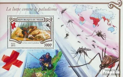 Produktbild von Briefmarken Niger 2015 Mi Block 463 (kompl. Ausg.) postfrisch Malaria
