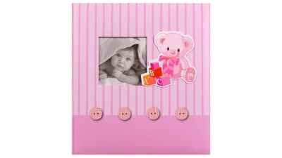 Produktbild von Kinder Fotoalbum für Fotoecken BABY´s MEMORIES Rosa
