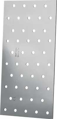 Produktbild von Simpson Lochbleche Stahl-Lochbleche NP 100x200x2,0 mm (Holzbau) feuerverzinkt
