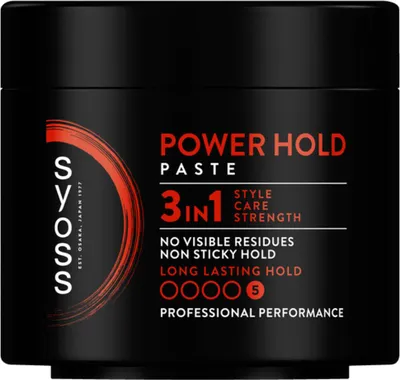 Image de SYOSS - Power hold 150 ml - Pâte capillaire - Fixation forte - 150 ml - 1 pièce