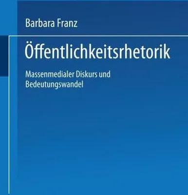 Produktbild von Öffentlichkeitsrhetorik