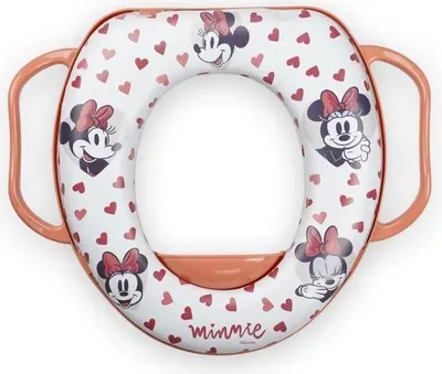 Image de Réducteur WC Confort avec Poignées, THERMOBABY, Minnie, Adaptable Toilettes Standard, Pour Enfant +10 Mois