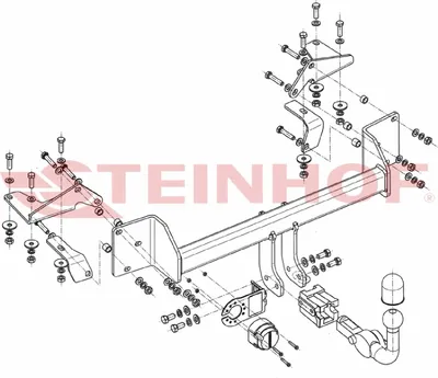 Produktbild von Z548033 Anhängerkupplung passend für SUZUKI Liana 2001-2007 abnehmbar