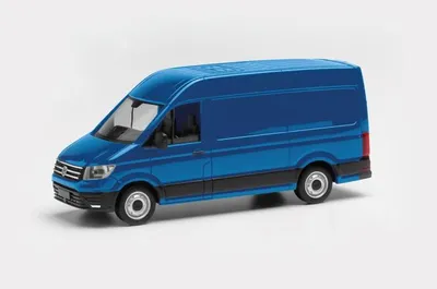 Produktbild von Herpa VW Crafter 2016 HD Kasten ultramarinblau 092982