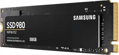Produktbild von Samsung Ssd 980 500Gb M.2 Pci-E X4 Gen3 Nvme 3100Mb/S 2600Mb/S Aes256