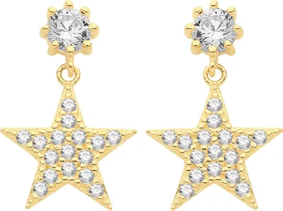 Image de Boucles d'Oreilles Femme Or 375/1000 avec Oxyde de Zirconium - 14mm*9mm; TRS26433