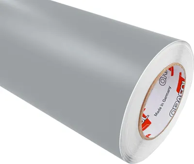 Produktbild von DecoMeister Möbelfolie selbstklebend 63x50 cm - Grau Matt - Einfarbig Klebefolie für Möbel - Klebefolie Möbel für einfache Anwendung, ideal für die Renovierung von Küche oder Bad - Möbelfolie