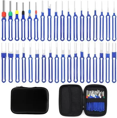 Produktbild von Autoklemmen-verwijder-set mit Schutzhaube, Entschlüsselungsgerät und 201 Stahlklemmenschraubengerät für das Entfernen der meisten Anschlussklemmen