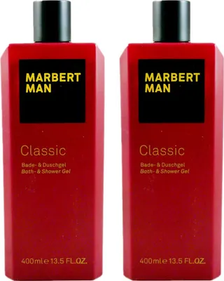Produktbild von Marbert Man - Men Classic 2 x 400 ml Showergel Shower Gel Duschgel Set