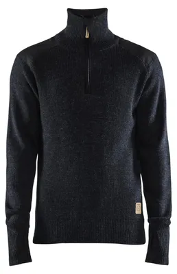 Produktbild von Blakläder® Wollsweater 4630 1071 in div. Farben, Farbe:dunkelgrau/schwarz, Größe:2XL