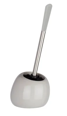 Obrázek produktu pro WENKO WC set POLARIS pastelově šedá keramická WC štětka WC držák koupelna