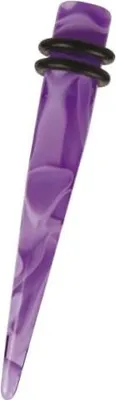 Produktbild von Piercing Ohr Expander Dehnungstab Acryl Marble Dehnstab Vhma.Lila.3mm