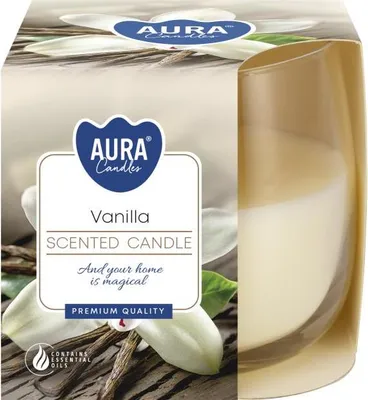 Obrázek produktu pro Vánoční svíčka ve skle VANILKA 130 g
