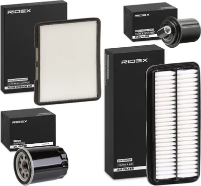 Produktbild von RIDEX Filterset Inspektionspaket Filtersatz für KIA Picanto (SA)