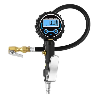Image de Manomètre pour pneus, manomètre portable pour pneus, gonfleur de pneus automatique, manomètre portable pour pneus