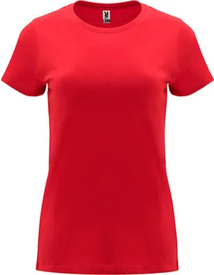 Produktbild von Roly CA6683 | Damen Capri T-Shirt, Tailliert und eng anliegend geschnitten - Farbe: 60 Red - Größe: S
