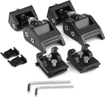 Produktbild von Hood Catch Set für Wrangler JK Unlimited 2007-2017, 2-teilig, Beugel-Gesp-Kit.