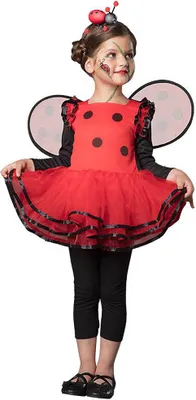 Produktbild von Mottoland Faschingskostüm Marienkäfer-Kleidchen, Größe 80, Farbe original