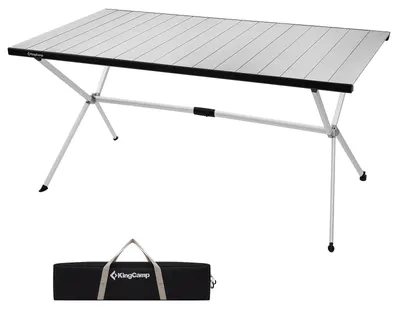 Produktbild von Campingtisch Camping Rolltisch Klapptisch Garten - Falttisch Alu 146x80cm