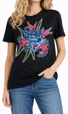 Produktbild von Diesel Damen T-Sily-X T-Shirt Kurzarm Schwarz