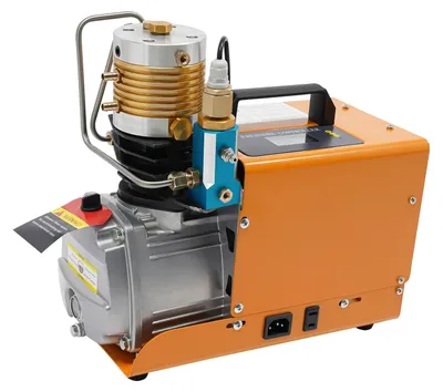 Produktbild von Tragbarer PCP Luftkompressor - Hochdruck Elektro Luftpumpe - 0–30 MPa - 1,8 kW - 2800 U/min - Orange