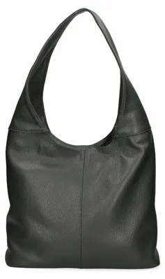 Produktbild von Aria Damentasche Echtleder Dollaro Schultertasche mit Doppelfach Cappuccino D05 UNICA 39x55x13 cm