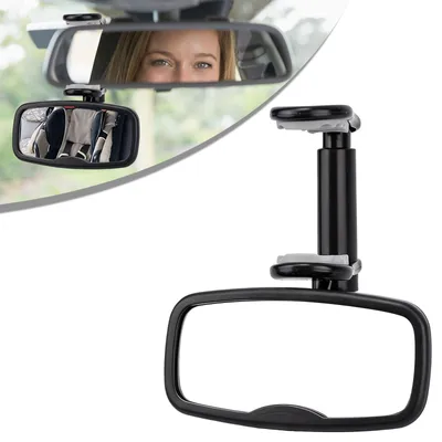 Imagen del producto de Espejo para asiento de coche para bebés, ajustable, accesorio de seguridad, 1 unidad, para viajes en coche