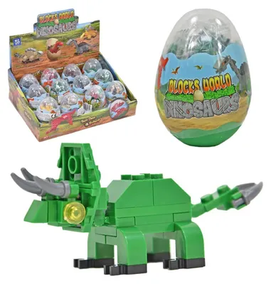 Produktbild von Bastelset Dinosaurier im Ei für Kinder - ca. 10 cm
