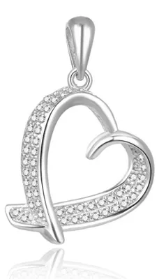 Immagine prodotto di Ciondolo senza tempo in argento Cuore AGH109L