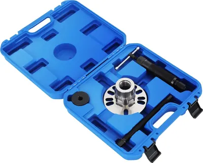 Produktbild von Hydraulischer Radlagerabzieher Werkzeugset, 10 Tonnen Tragfähigkeit, Vielseitige Kompatibilität, Blau