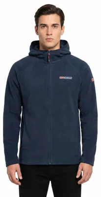 Produktbild von Geographical Norway Herren TUGOOD Fleecejacke Dunkelblau Größe M WZ3336H/GN-NAVY