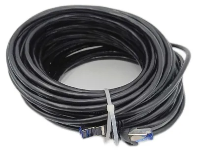 Produktbild von KabelDirekt 4260414841699, 1,5 m, Cat6, F/UTP (FTP), RJ-45, RJ-45, Schwarz