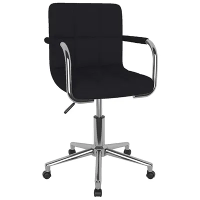 Produktbild von vidaXL Bürostuhl Drehbar Schwarz Stoff