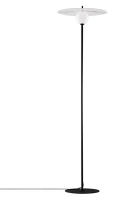 Produktbild von Nova Luce Stehleuchte Reflet schwenkbar G9 Schwarz Weiß Stahl 162cm 9780107