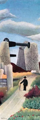 Produktbild von Henri Rousseau Kunstdruck Bild - Der Steinbruch, 1896 (158 x 53 cm)