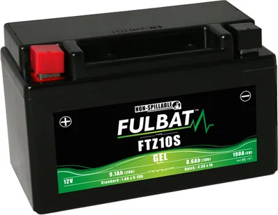 Obrázok produktu pre FULBAT Gélová motobatéria FTZ10S GEL (YTZ10S)