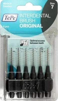Obrázek produktu pro TePe ID Brush Grey 1,3 mm, 5 ks. Mezizubní kartáčky