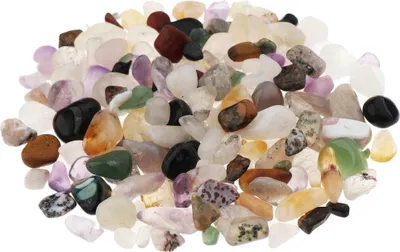 Produktbild von NKlaus 300g Trommelsteine Natur 10 -15mm Heilsteine Edelsteine Schmucksteine Dekoration 14691