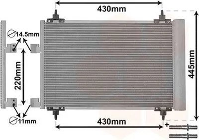 Image de VAN WEZEL Condenseur (climatisation)