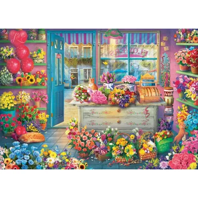 Produktbild von Schmidt Spiele Bunter  Blumenladen, Puzzle 1.000 Teile