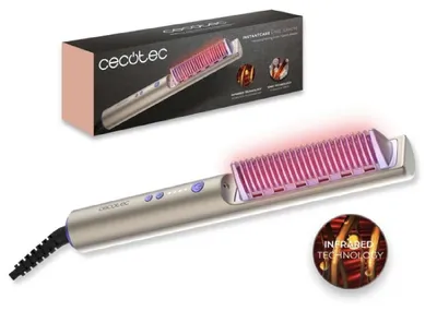 Produktbild von Cecotec Glättbürste mit Infrarot- und Ionentechnologie InstantCare Lisse iSphere. 3 Temperaturstufen: 140 °C, 170 °C und 200 °C.