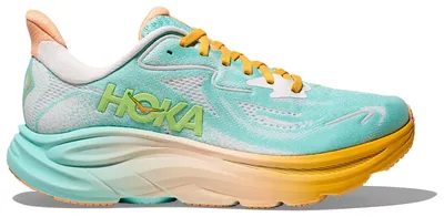 Immagine prodotto di Scarpa da corsa HOKA Clifton 10 da donna, colore blu/bianco, taglia 35 1/3