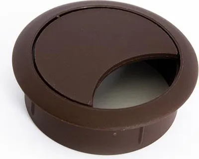 Produktbild von 60 mm braune Kunststoff-Kabeldurchführung