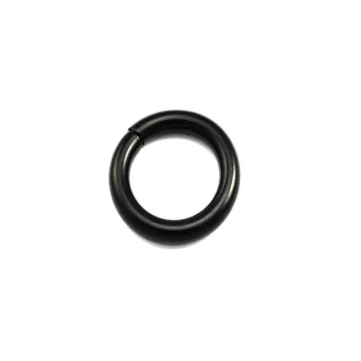 Produktbild von 25 Rundringe 20 x 3mm Offen Schwarz Ring Öse Eisenring Stahlring Drahtring