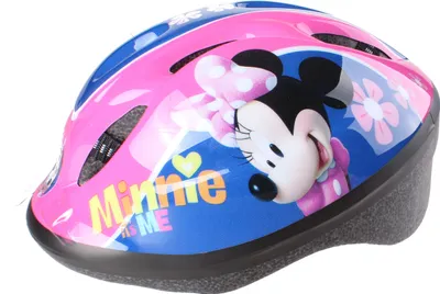 Zdjęcie produktu dla kask dziecięcy z ochraniaczami Myszka Minnie różowy 5-częściowy
